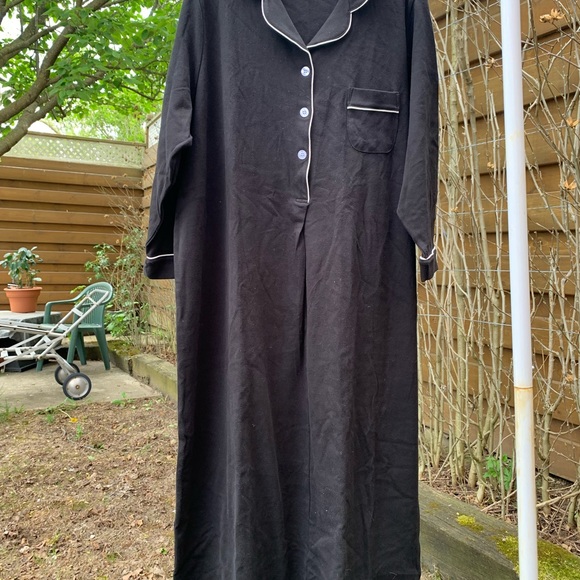 Joyaria Womens Long Sleeve Flannel Nightgown - Picture 1 of 2